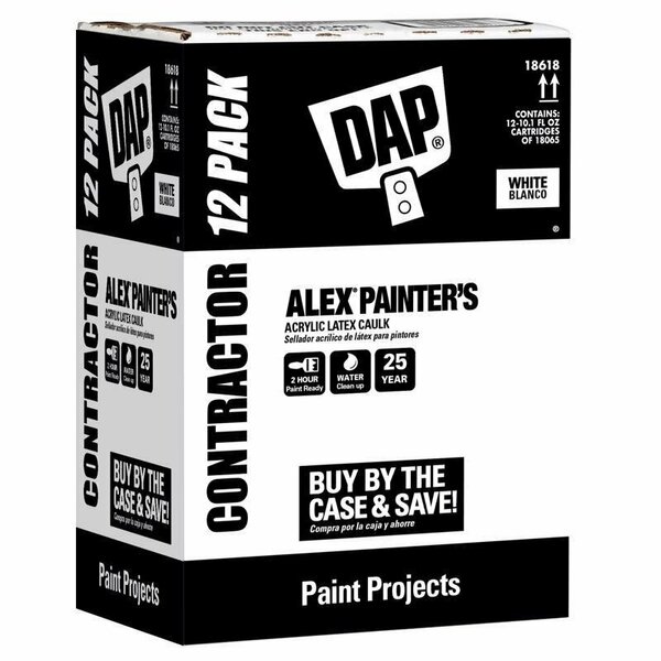 Dap CAULK PNTR ACRL LTX 12PK 7079818618